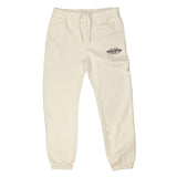 Cream Embroidered Sweatsuit Set